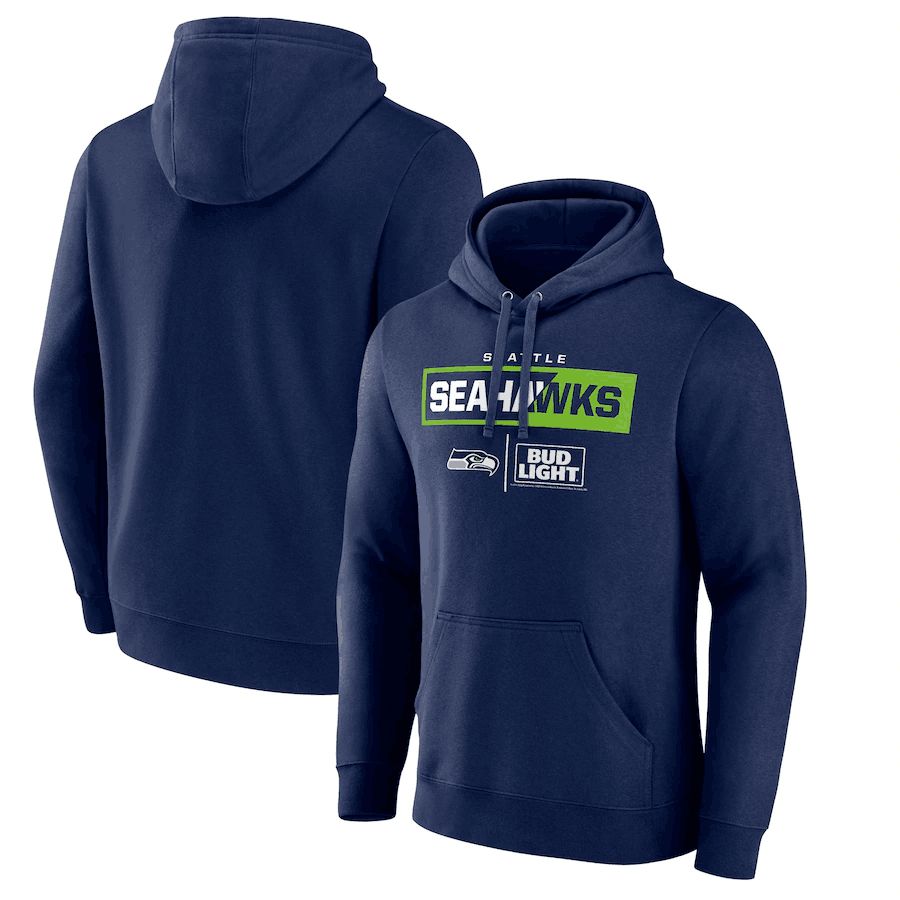 Men 2023 NFL Seattle Seahawks blue Sweatshirt style 1